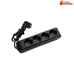 Viko Multi-Let Dörtlü Grup Priz Topraklı 2 Metre Siyah (Çocuk Korumalı) 90133402